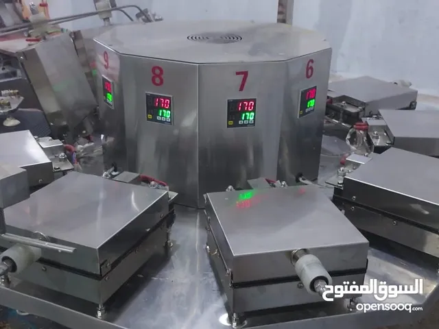 مشروع كامل - خط انتاج بسكوت الآيس كريم التوستر جاهز والاستلام فوري