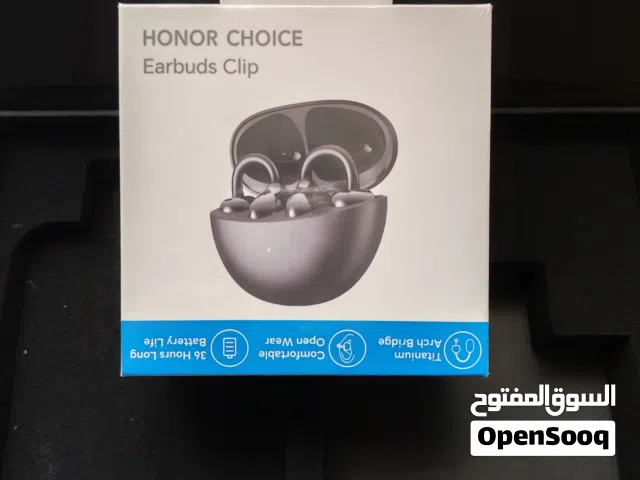 سماعه هونر ايربودز كليب HONER CHOICE Earbuds Clip جديده ما مستخدمه رياضيه وصوته نقي