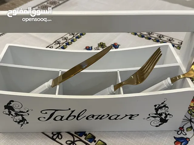 سله للملاعق والشوك جديده