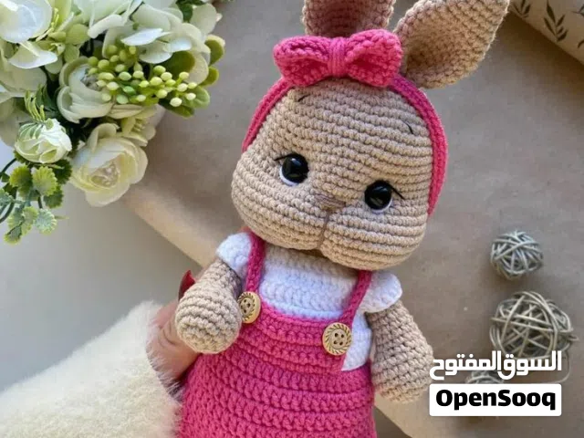 اشيك ارنوب بأشكال والوان مميزه هاند ميد بشكل جمي