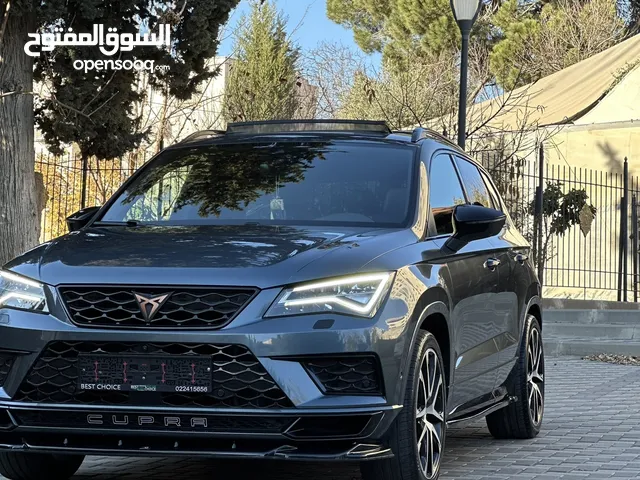 seat ateca cupra 2020  4*4 فل الفل فحص فوق النخب  امكانية البدل وارد  عداد قليل رخصة و تامين 380hp