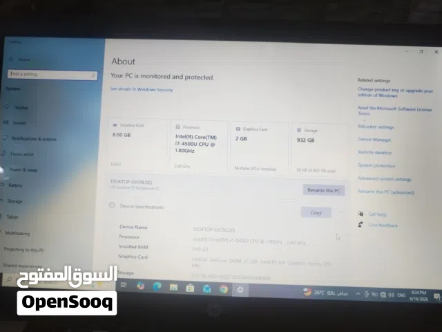 Windows HP  Computers  for sale  in Irbid
