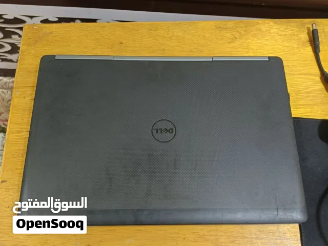 Dell Precision 7710 (وحش العمل الشاق) - كور i7 جيل سادس - شاشة 17.3 بحالة جيده بالشاحن الاصلي
