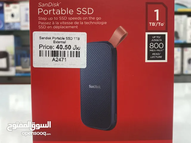1 TB SANDISK PORTABLE SSD EXTERNAL