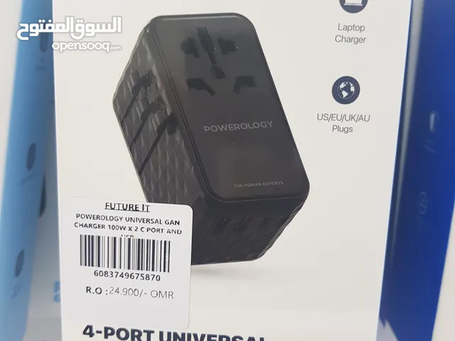 Powerology universal gan Charger 100w×2 C port super Charger