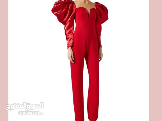 red jumpsuit