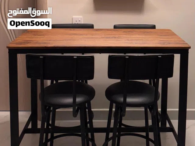 High Dining Table + 4 Chairs (Pan Home)