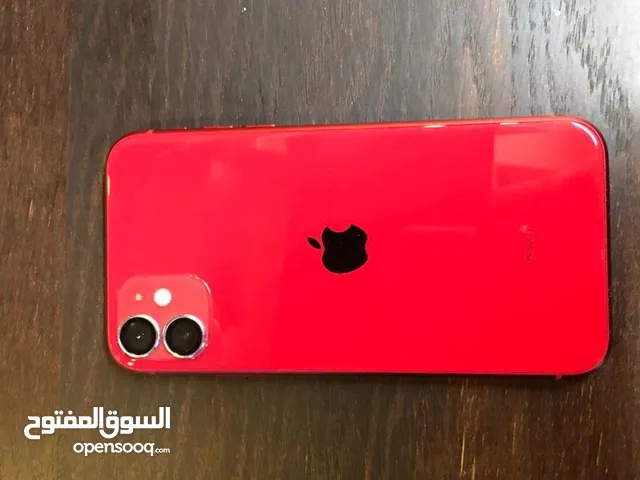 iPhone 11 red  128Gb Battery 80 original  Price 240 JD