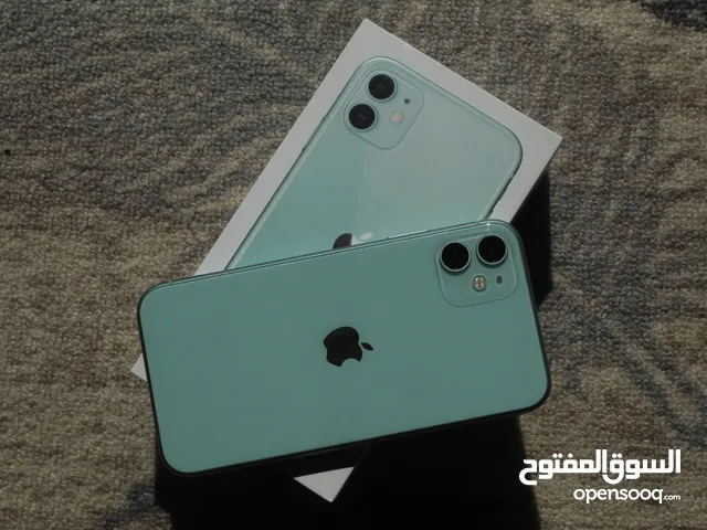 iPhone 11 (64 GB) بلصلاة عل نبي مع الكرتونه بحال الوكاله (التفاصيل بلوصف)