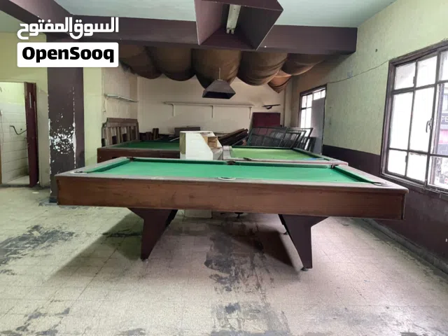 فرصة مميزة في نابلس – 3 طاولات بلياردو أمريكي بحالة ممتازة