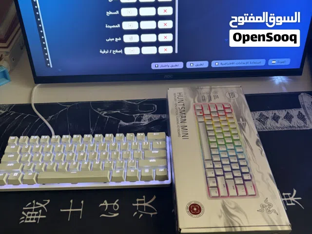 للبيع  كيبورد Razer Huntsman Mini 60%
