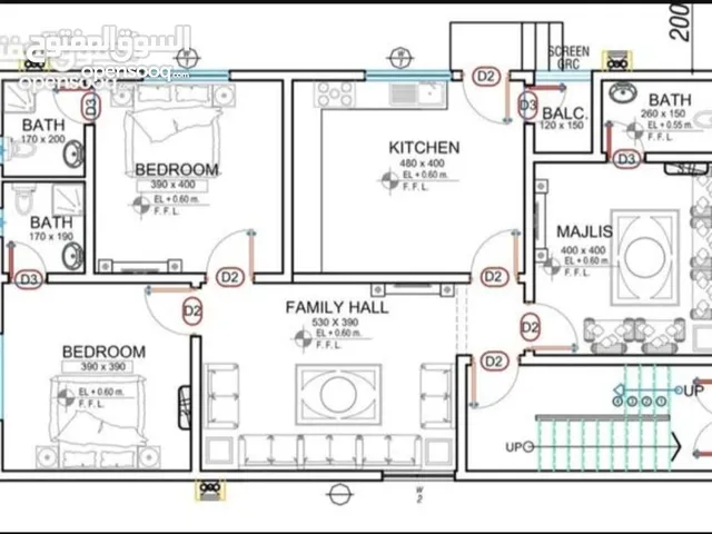 135 m2 4 Bedrooms Apartments for Sale in Muscat Al Maabilah