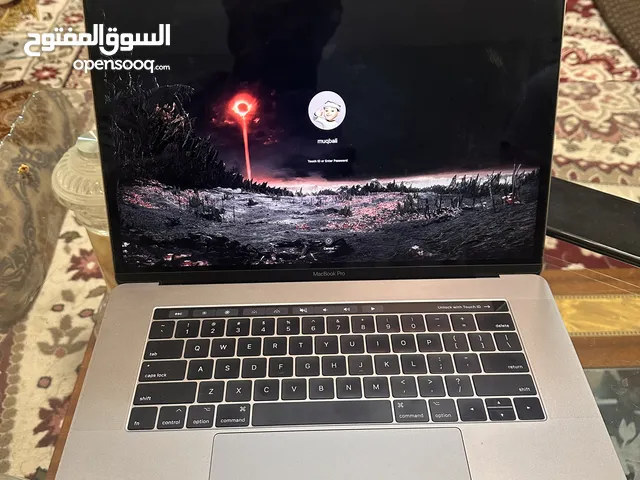 MacBook Pro 15-inch, 2017 -16GB RAM- 4GB+1 Radeon Touch pad
