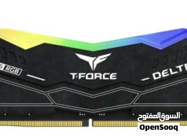 TEAMGROUP T-Force Delta 16 GB (1x16GB) 6000MHz RGB DDR5 Ram, CAS Latency CL38 , Voltage 1.35V,