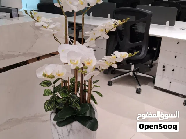 Real Touch Artificial Orchids with Marble Pot – Stylish Home Decoration – Must Sell Fast