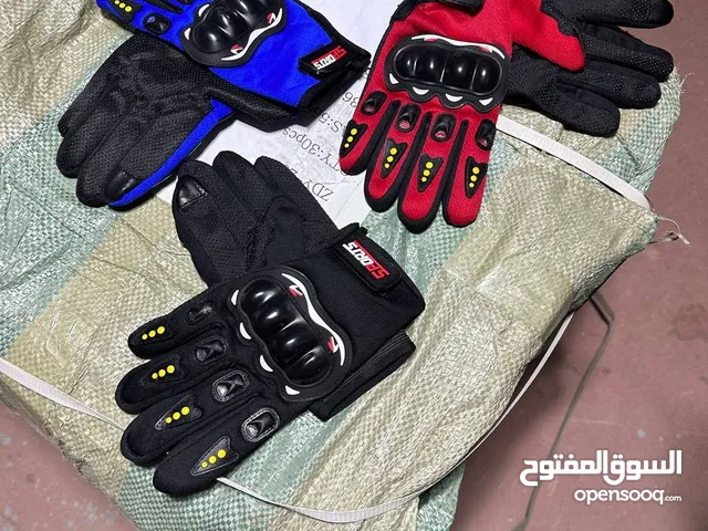 قفازات الدراجة النارية مع بصمة الهاتف