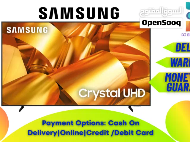 Samsung 75 Inch Smart 4k Ultra HD Crystal LED Tv - 75DU6950 - Delivery All Over UAE