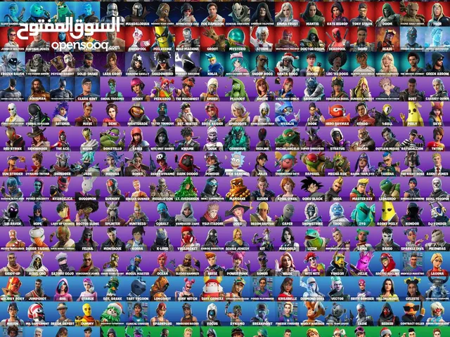 حساب فورتنايت فيه 300 سكن - اقدم سيزون 5