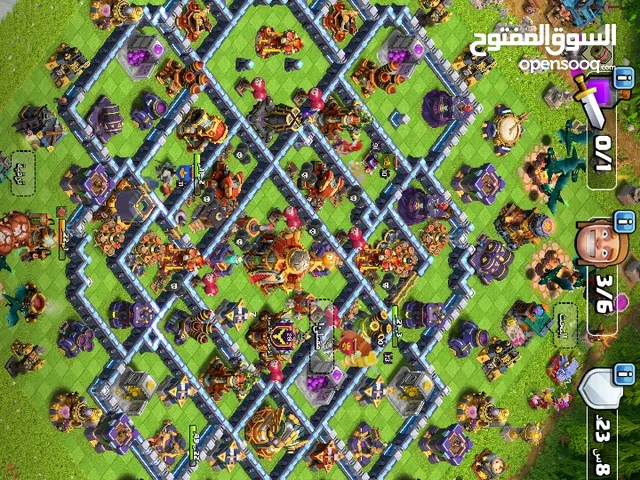 للبيع حساب كلاش اوف كلانس تاون هول 16