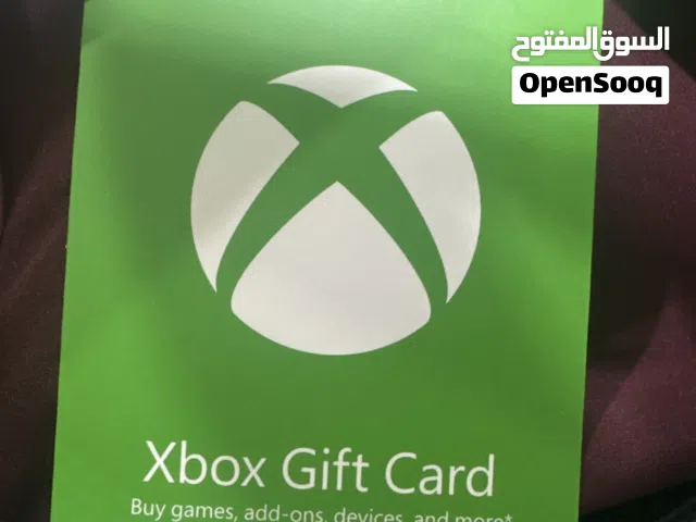 Xbox dollar Gift code not used بطاقة دولار أكسبوكس غير مستخدم