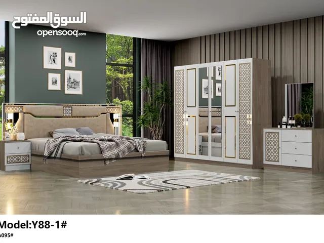 غرف نوم 7قطع مميزه شامل التركيب والدوشق الطبي مجاني