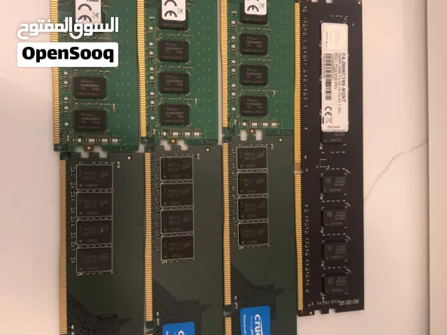 رامات عندي 4 منهم كل وحدة 8 gi ram  و عندي 3 كل وحدة منهم 4 gb ram السعر 850 للكل