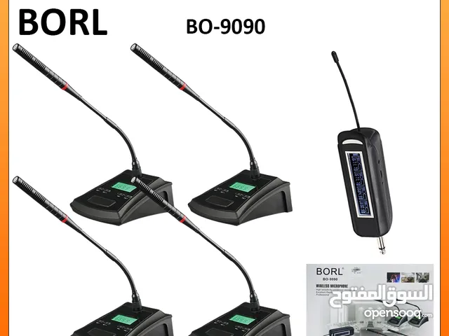 Borl Meeting Wireless 4 Microphone Set BO-9090 ll Brand-New ll