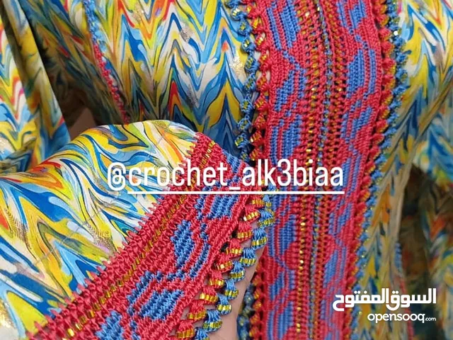 تفصيل جلابيات كروشية
