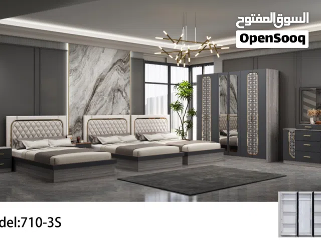 غرف نوم صيني اوريجينال 3 سرير 200 في 120 شامل التركيب والدوشق الطبي مجاني
