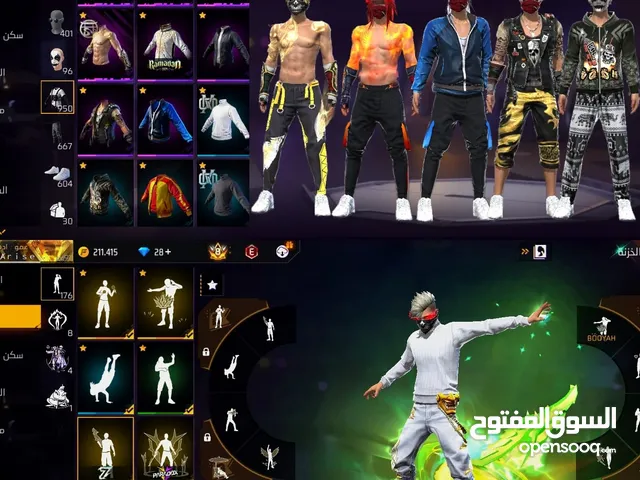 Free Fire Accounts and Characters for Sale in Amman