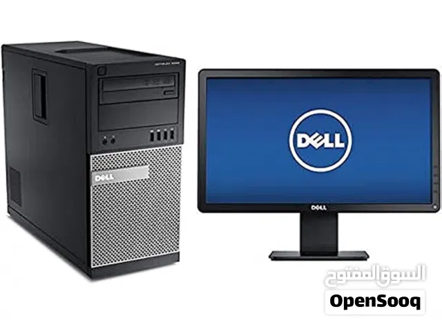 desktop computer with monitor+Bluetooth keyboard+Wi-Fi dongle Windows 10 active