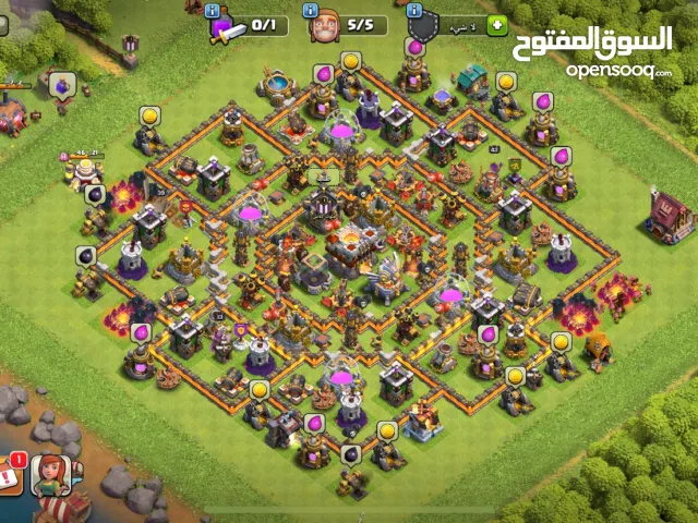 لعبة كلاش لفل 11 و3000 جوهره