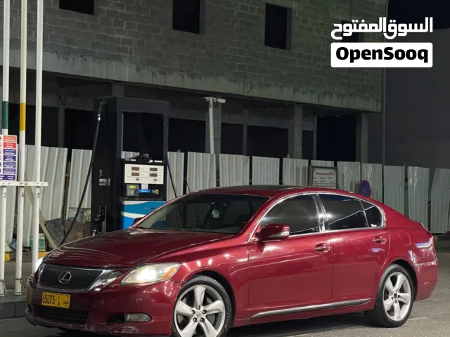 لكزس GS 460 موديل 2006 لون أحمر  سيارة فاخرة مستعملة بحالة جيدة