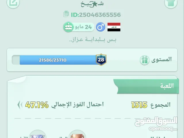 حساب لودو شوف الوصف.................................................................................