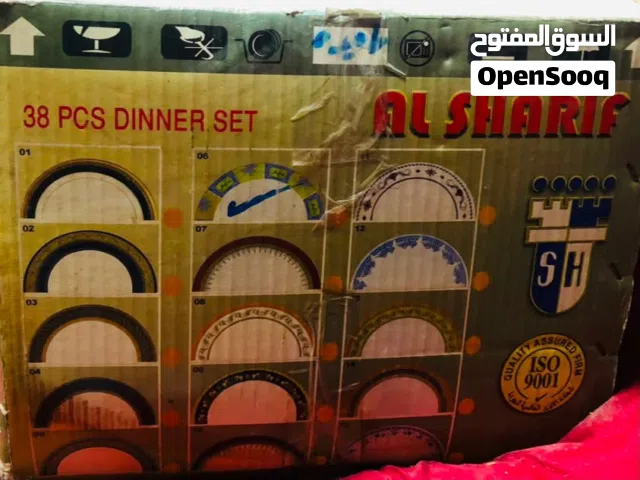 طقم ميلامين الشريف الاصلي بيور 38 قطعة كامل جديد بالكرتونة والختم