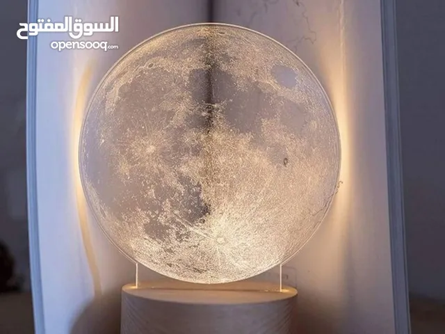 مصباح القمر ثلاثي الأبعاد _إضافه سحريه إلا أي مكان