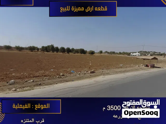 رقم الإعلان: 5358 قطعة أرض زراعية للبيع الفيصلية  – قرب المتنزه