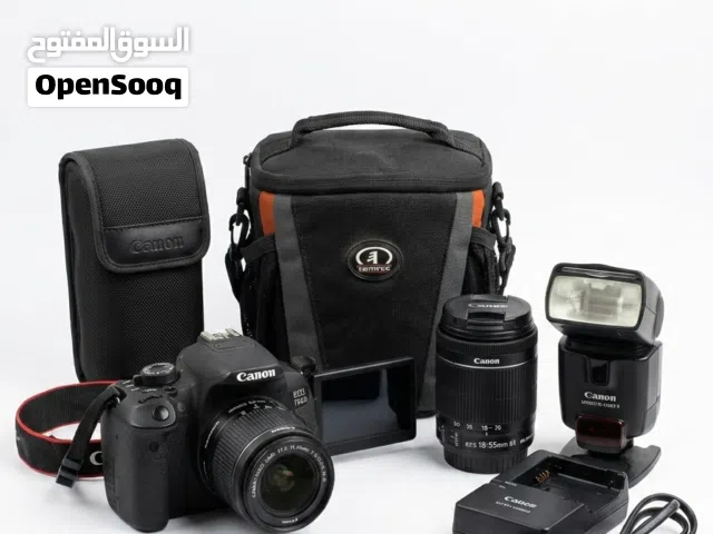 Camera for Sale Canon EOS 700D DSLR Camera with 2 Lenses + Flash + Bag