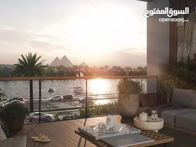 شقه للبيع علي النيل مباشرة