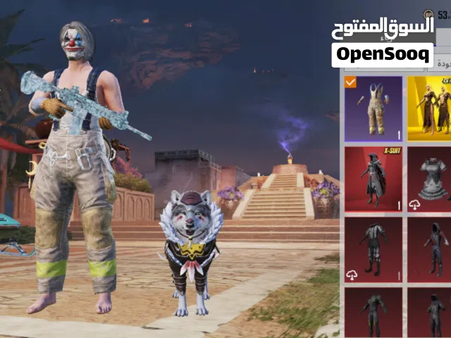 حساب بوبجي عالميه  للبيع او مراوس ب ايباد