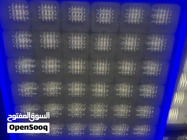 سبورت لايت LED قياس 60×60 سم – إطار ملوّن دبل محولة تحكم ريمونت كنترول