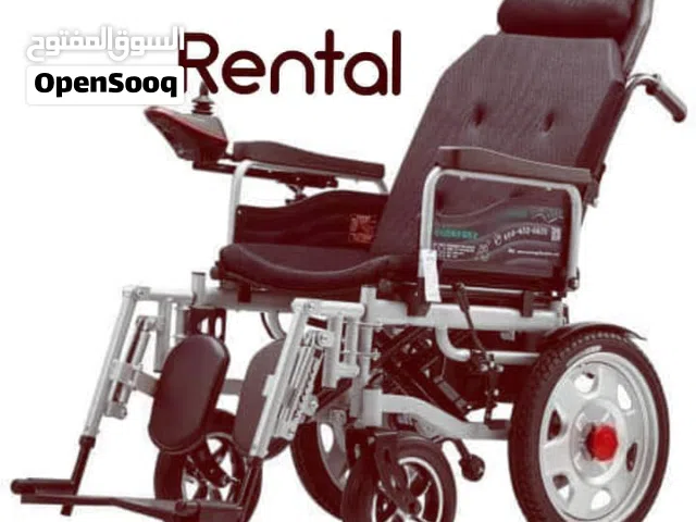 كراسي متحركة كهربائية للبيع او الايجار  Electric wheelchair for sale and rental