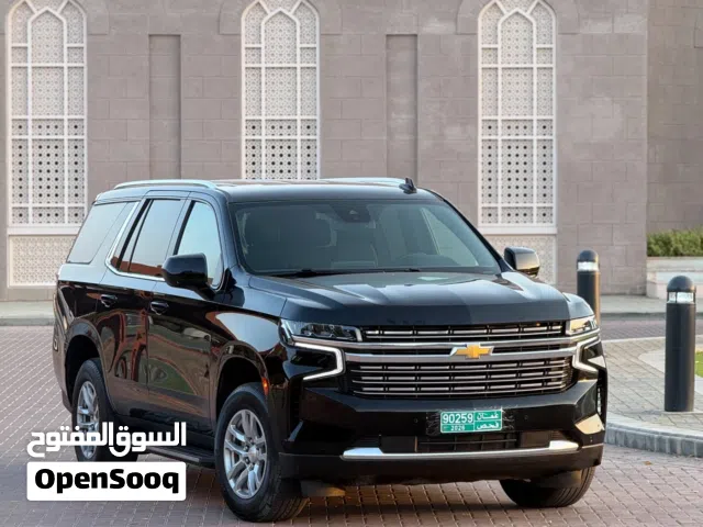 شيفروليه تاهو فئة LT 2023 فورويل في قمة النظافة بلون ملكي تسجيل جديد بحادث سابق بسيط جداً