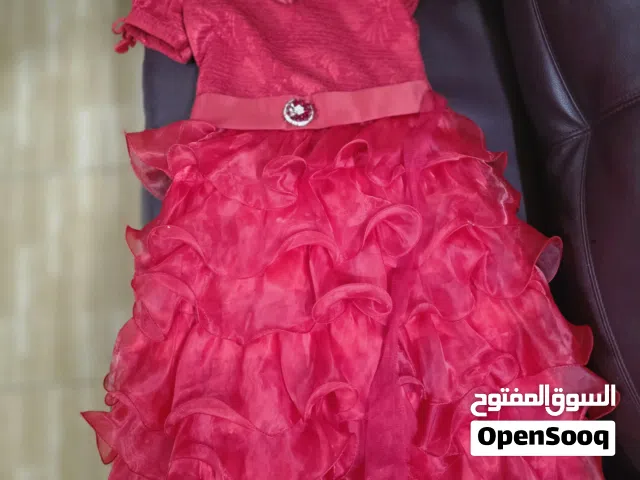 Red Girls Dress (8–9 Years) – Excellent Condition – 7 BHD