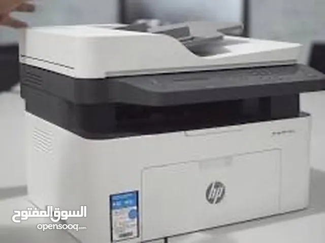 طابعة وآلة تصوير وفاكس استعمال اشهر قليلة