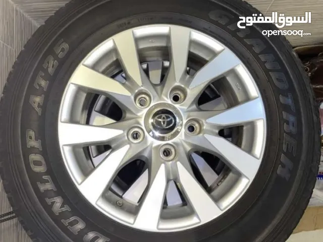 طقم جنطات وكوشوك وحساسات اصليه لاندكروز حجم 18