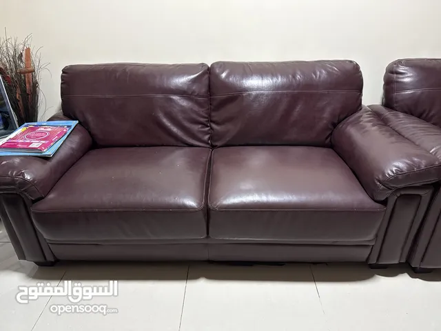 Leather Sofa set with center table
