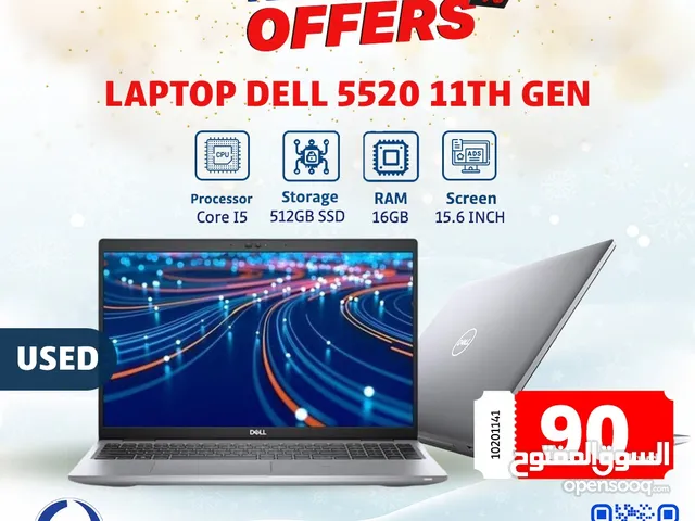 USED LAPTOP DELL   5520