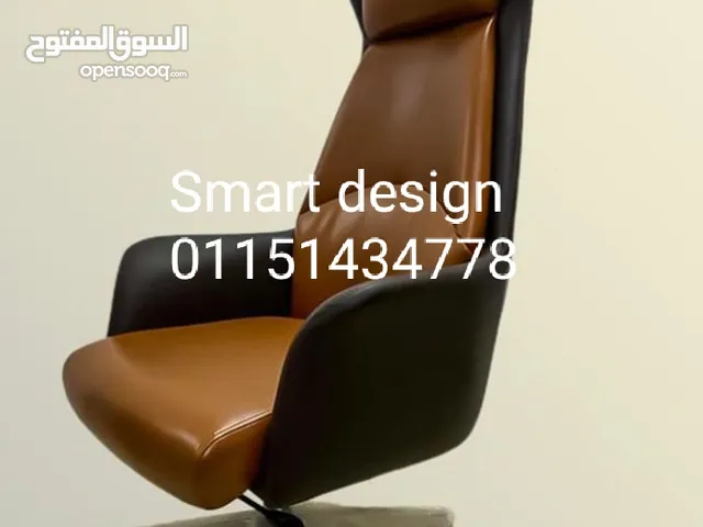 كرسي مكتبي مودرن جلد مستورد عالي الجوده - اثاث مكتبي Smart design for office furniture