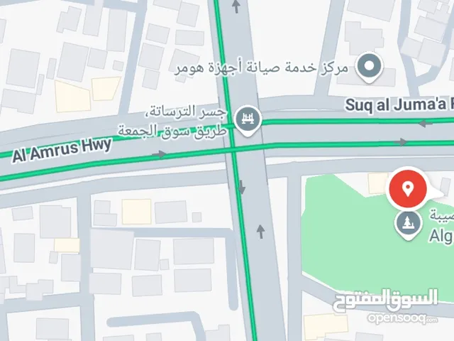 مبنى إداري أو عيادة جديد كبير 5طوابق للإيجار بمسقوف 1500م رئيسي طريق الخدمات سوق الجمعة